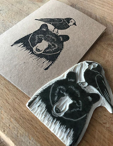 DrukDrukDruk - linografie workshop met handgedrukte kunstwerken